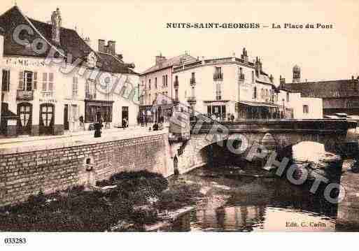 Ville de NUITSSAINTGEORGES, carte postale ancienne