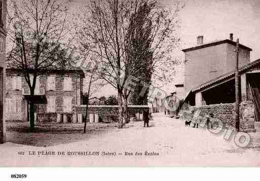 Ville de PEAGEDEROUSSILLON(LE), carte postale ancienne