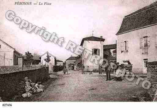 Ville de PERONNE, carte postale ancienne