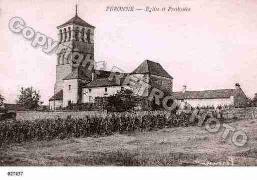 Ville de PERONNE, carte postale ancienne