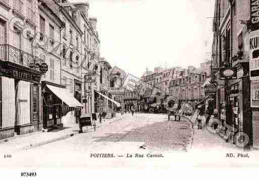 Ville de POITIERS, carte postale ancienne