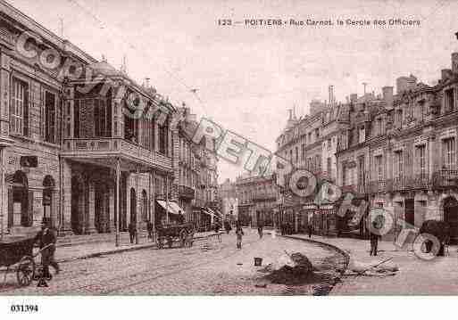 Ville de POITIERS, carte postale ancienne