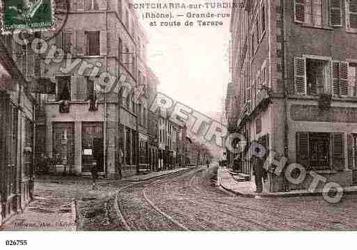 Ville de PONTCHARRASURTURDINE, carte postale ancienne