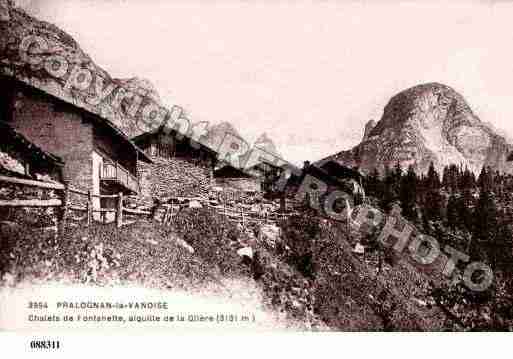 Ville de PRALOGNANLAVANOISE, carte postale ancienne