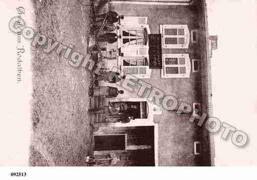 Ville de RODALBE, carte postale ancienne