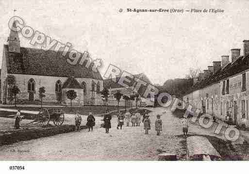 Ville de SAINTAGNANSERRE, carte postale ancienne