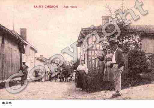 Ville de SAINTCHERON, carte postale ancienne