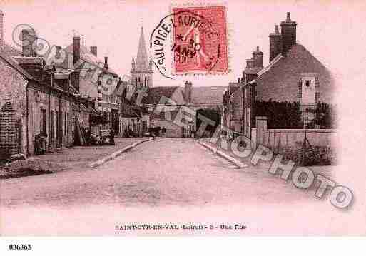 Ville de SAINTCYRENVAL, carte postale ancienne