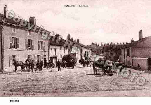 Ville de SOLGNE, carte postale ancienne