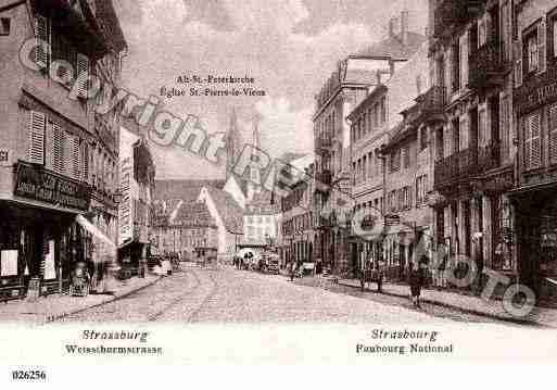 Ville de STRASBOURG, carte postale ancienne