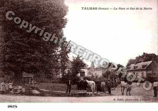 Ville de TALMAS, carte postale ancienne