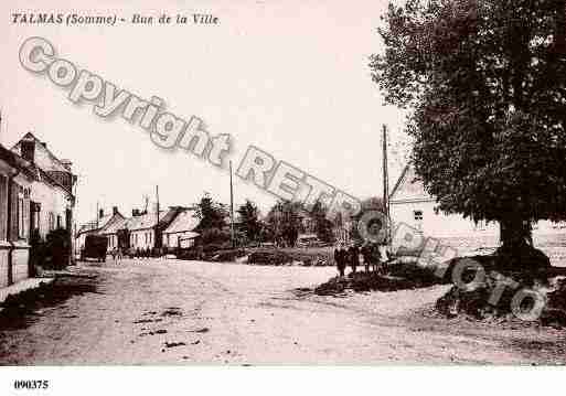 Ville de TALMAS, carte postale ancienne