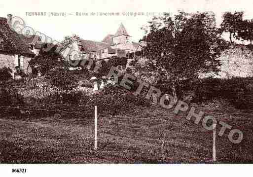 Ville de TERNANT, carte postale ancienne