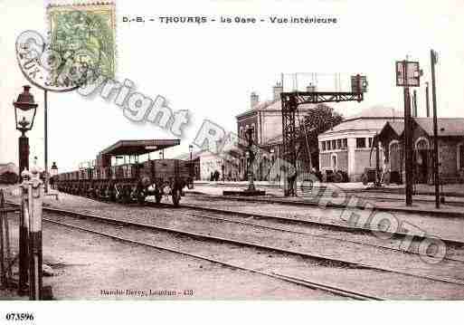 Ville de THOUARS, carte postale ancienne