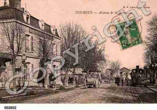 Ville de TOURNUS, carte postale ancienne