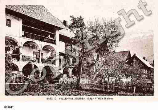 Ville de VALLOUISE, carte postale ancienne