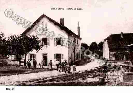 Ville de VERCIA, carte postale ancienne