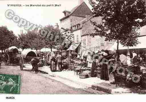 Ville de VIERZON, carte postale ancienne