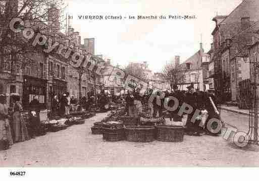 Ville de VIERZON, carte postale ancienne