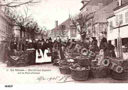 Ville de VIERZON, carte postale ancienne