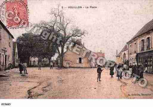 Ville de VOUILLON, carte postale ancienne