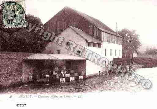 Ville de ANNECY, carte postale ancienne