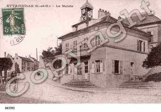 Ville de ATTAINVILLE, carte postale ancienne