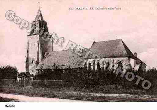 Ville de BERCK, carte postale ancienne