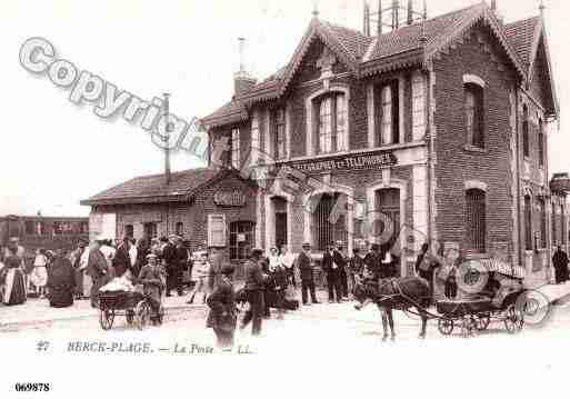 Ville de BERCK, carte postale ancienne