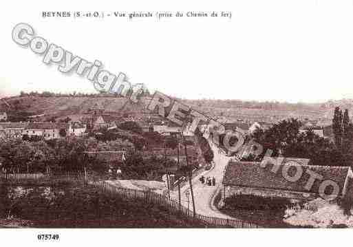 Ville de BEYNES, carte postale ancienne