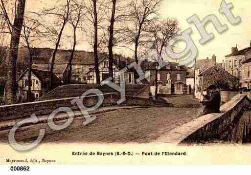 Ville de BEYNES, carte postale ancienne