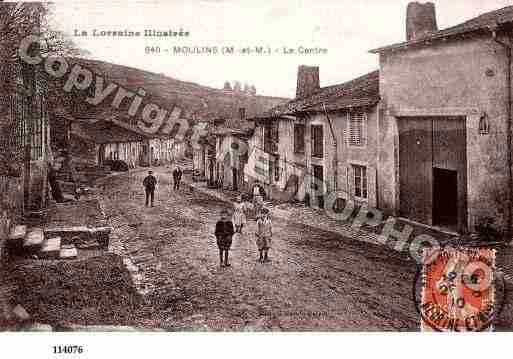 Ville de BOUXIERESAUXCHENES, carte postale ancienne