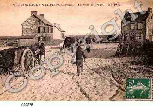 Ville de BREHAL, carte postale ancienne