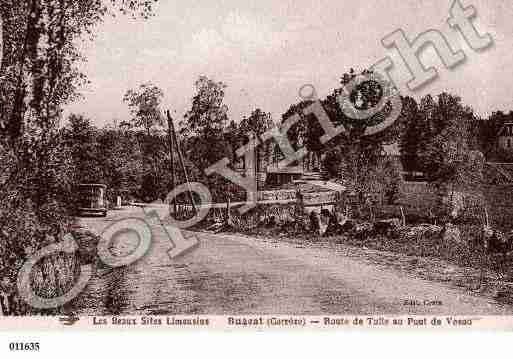 Ville de BUGEAT, carte postale ancienne