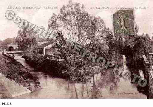 Ville de CAUSSADE, carte postale ancienne