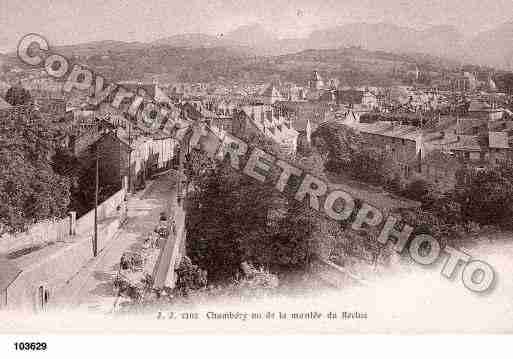 Ville de CHAMBERY, carte postale ancienne