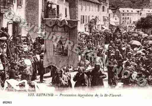 Ville de ESTAING, carte postale ancienne