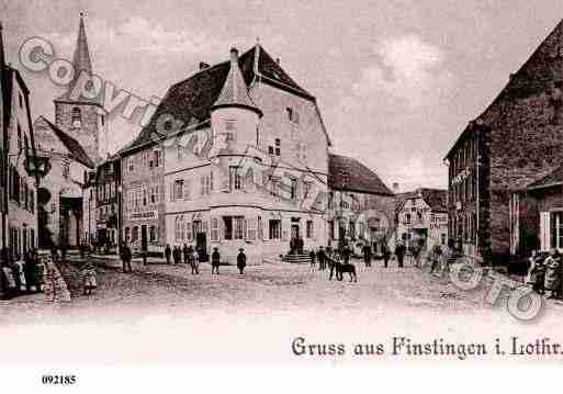 Ville de FENETRANGE, carte postale ancienne