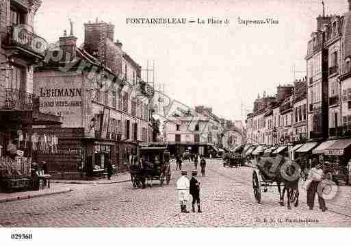 Ville de FONTAINEBLEAU, carte postale ancienne