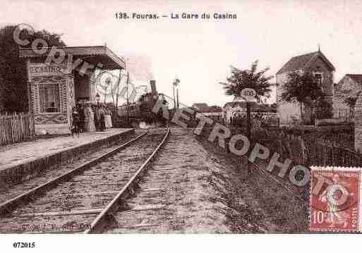 Ville de FOURAS, carte postale ancienne