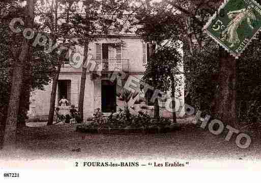 Ville de FOURAS, carte postale ancienne