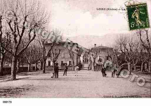 Ville de LOIRESURRHONE, carte postale ancienne