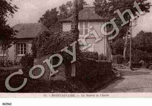 Ville de MONTCAUVAIRE, carte postale ancienne