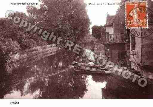 Ville de MONTBELIARD, carte postale ancienne