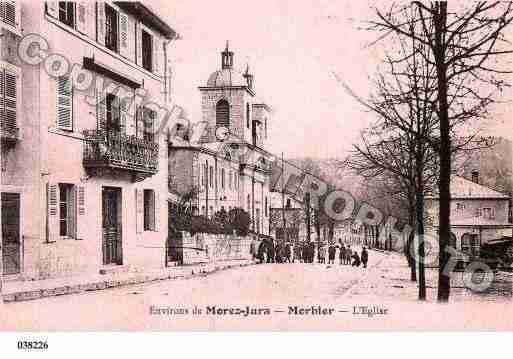 Ville de MORBIER, carte postale ancienne