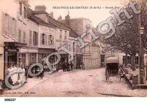 Ville de NEAUPHLELECHATEAU, carte postale ancienne