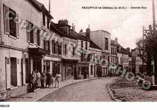 Ville de NEAUPHLELECHATEAU, carte postale ancienne