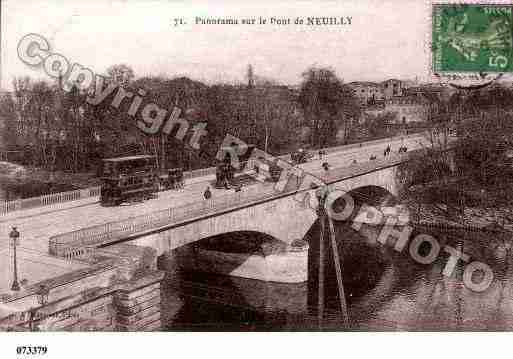 Ville de NEUILLYSURSEINE, carte postale ancienne