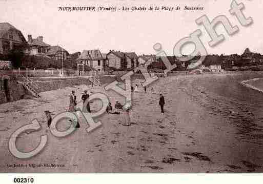 Ville de NOIRMOUTIERENL'ILE, carte postale ancienne