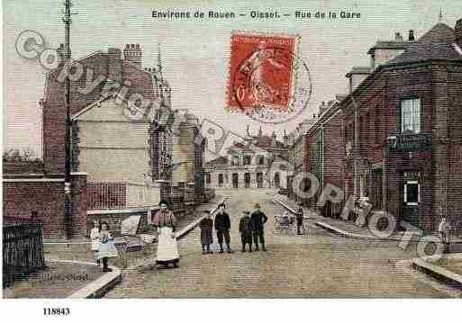 Ville de OISSEL, carte postale ancienne